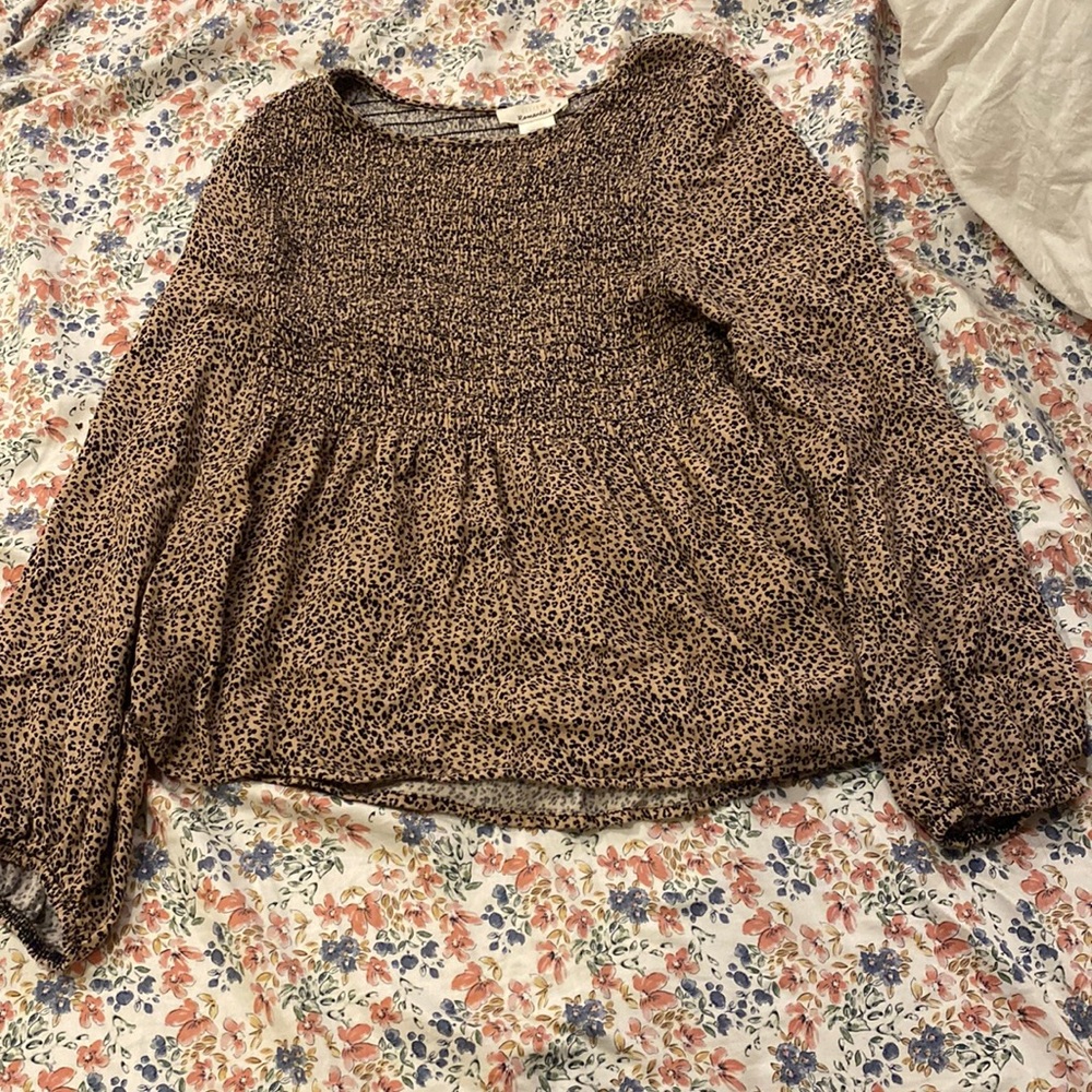 Urban romantics cheetah print shirt